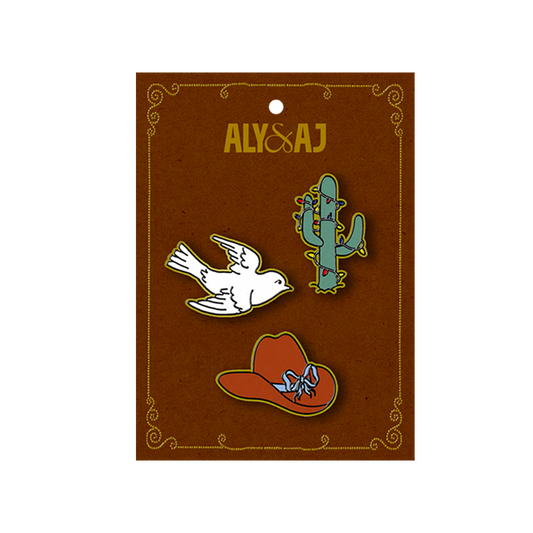 Lonesome Dove Holiday Enamel Pin Set