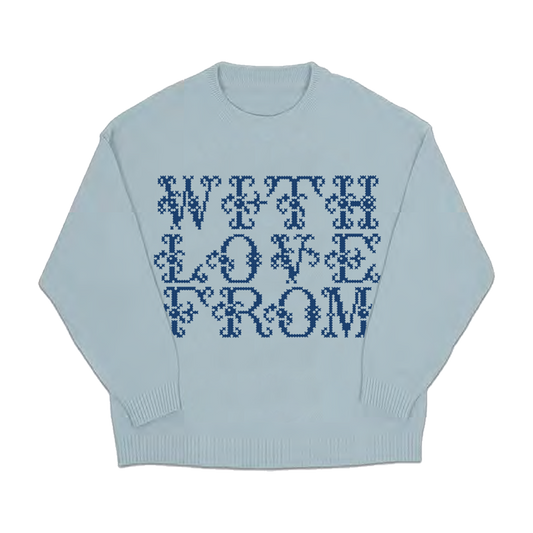 With Love From Custom Knit Sweater