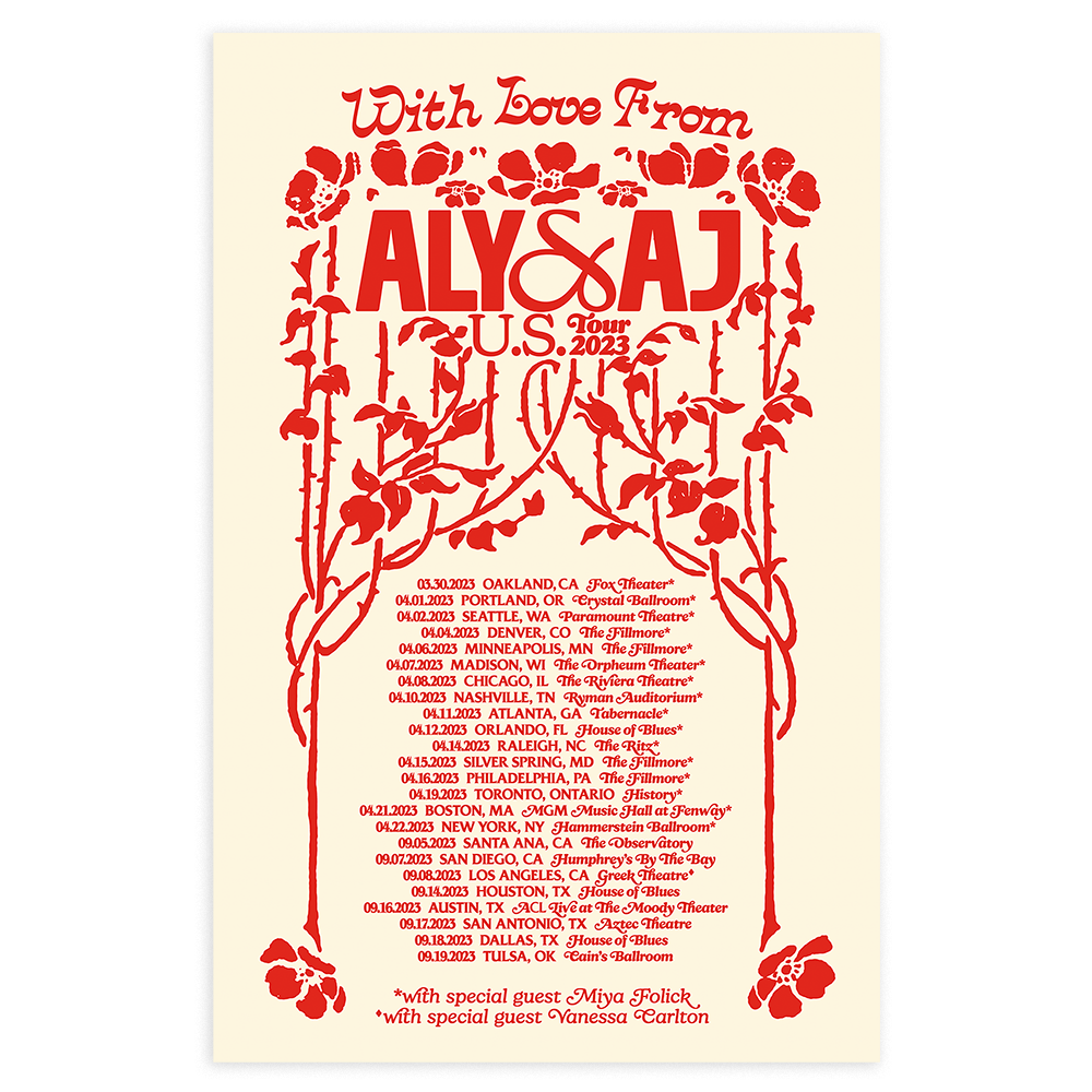 With Love From Fall 23 Tour Poster