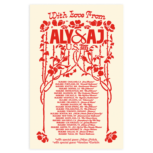 With Love From Fall 23 Tour Poster