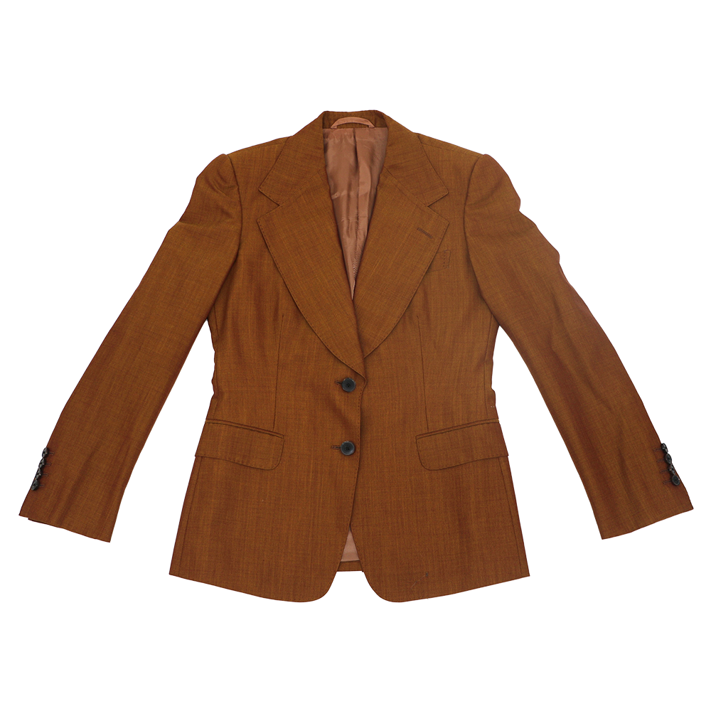 Gold J. Mueser custom bespoke suit