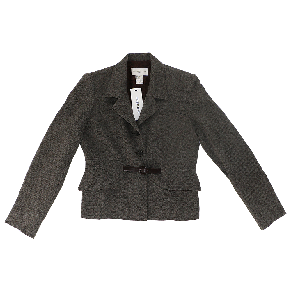 Grey Textured Barbara Bui Blazer