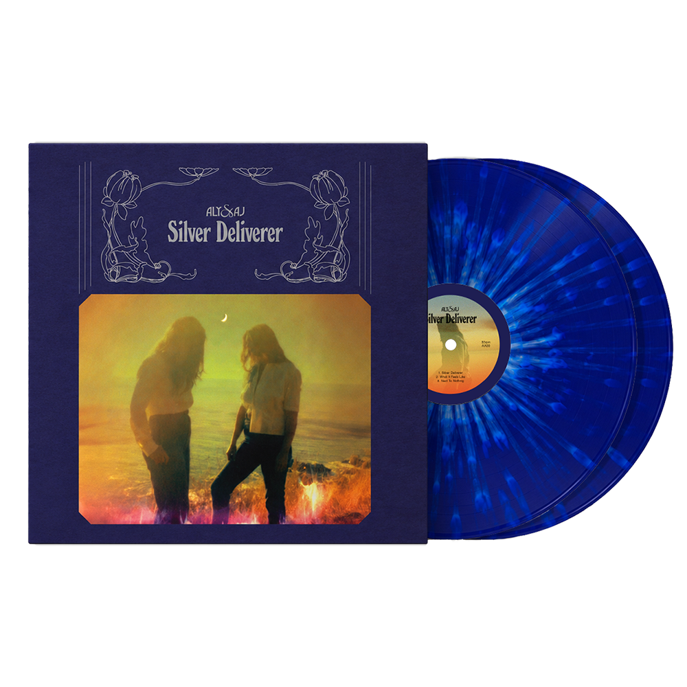 Silver Deliverer 33 1/3 rpm Royal Blue w/Splatter LP