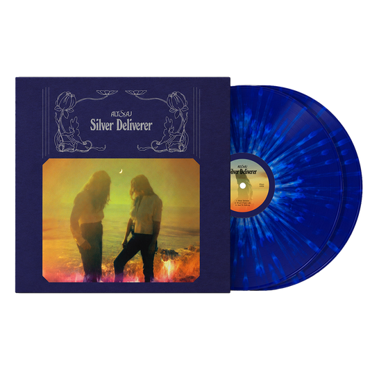 Silver Deliverer 33 1/3 rpm Royal Blue w/Splatter LP