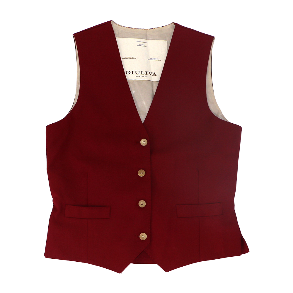 Red Giuliva 3 piece suit