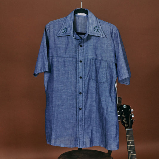 70's Van Heusen Clover Shirt in Medium