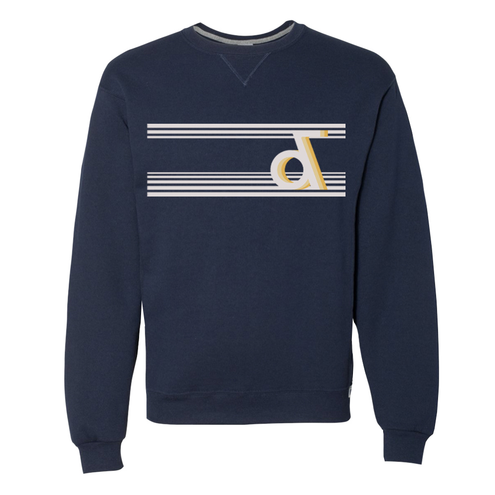 'Ampersand' Navy Crewneck Sweatshirt