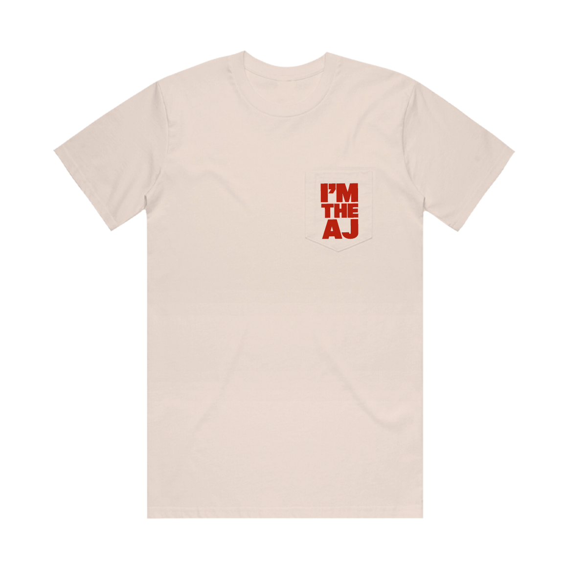 I’m The AJ Ivory Pocket Tee