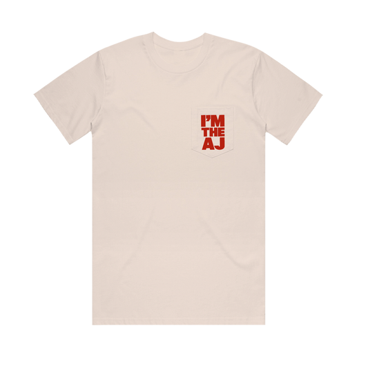 I’m The AJ Ivory Pocket Tee