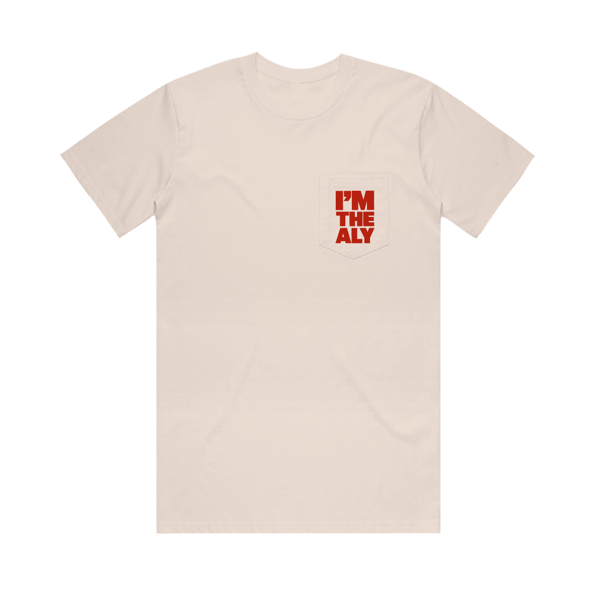 I’m The Aly Ivory Pocket Tee