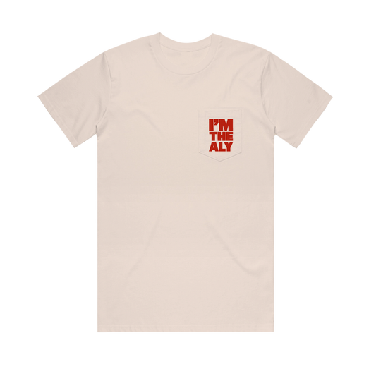I’m The Aly Ivory Pocket Tee