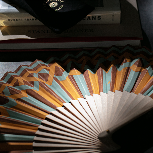 Duvelleroy Natural Jardin d’Hiver Hand-Fan