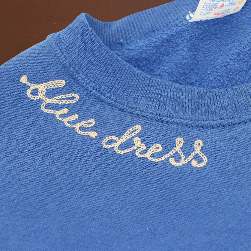 Blue Dress Sweatshirt in Large