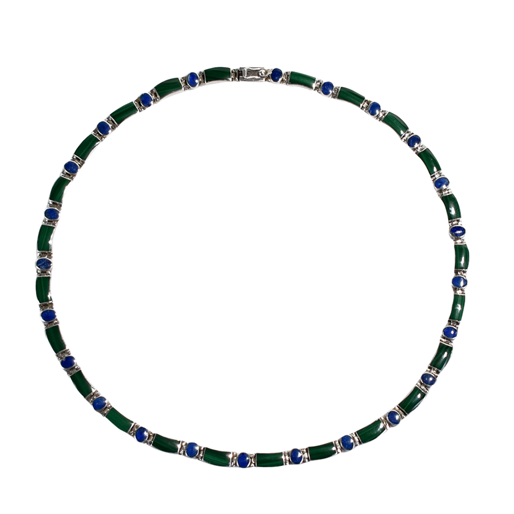 Malachite Lapis Necklace by Casa Shop