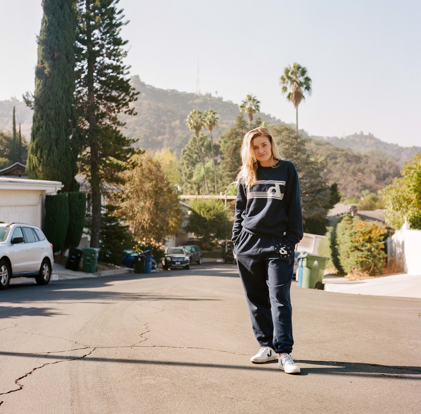 Aly & AJ ’Ampersand’ Navy Sweat Pants - Misc