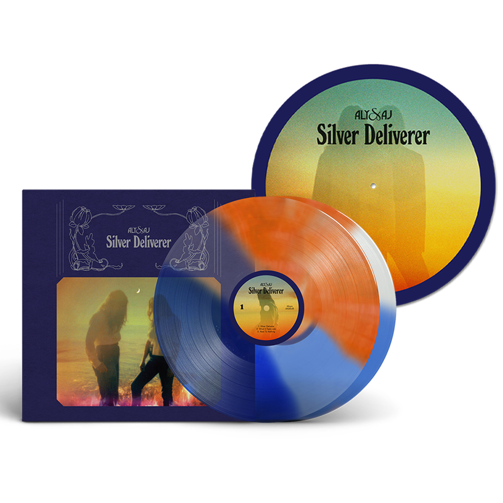 Silver Deliverer 2LP Color 33 1/3rpm with Slip Mat Bundle