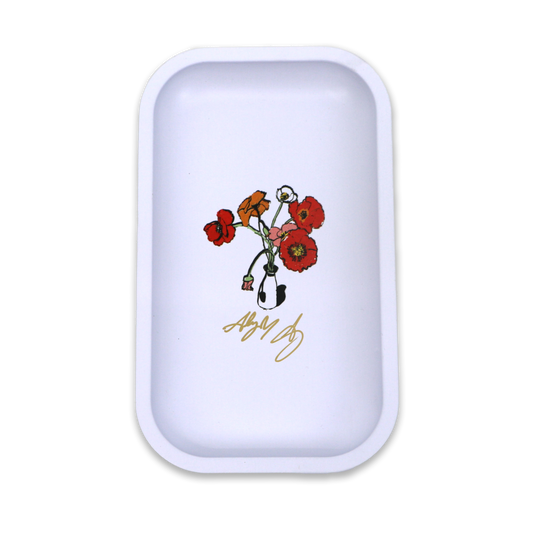 Signed Poppies Tea Tray