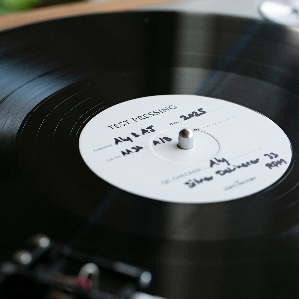Silver Deliverer LP 33 rpm Test Pressing - Signed