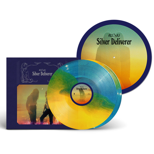 Silver Deliverer 2LP Color 33 1/3rpm with Slip Mat Bundle