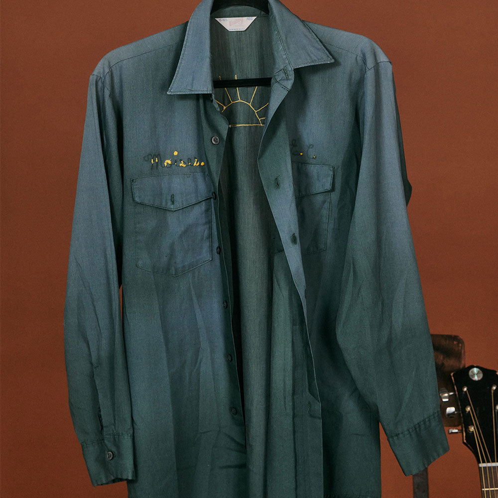 60's Unitog Teal Button-Up in Medium