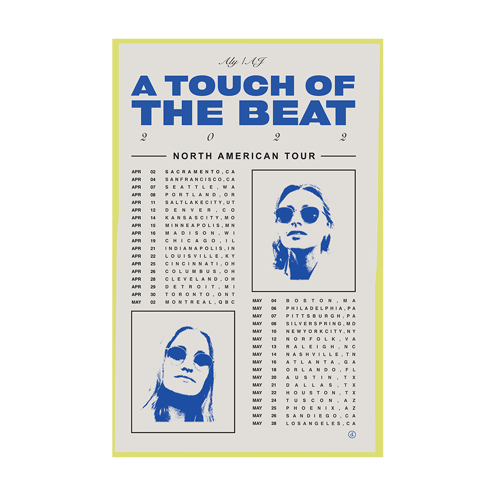 ATOTB US Tour Poster - Aly & AJ Official Store
