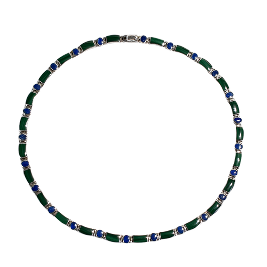 Malachite Lapis Necklace by Casa Shop