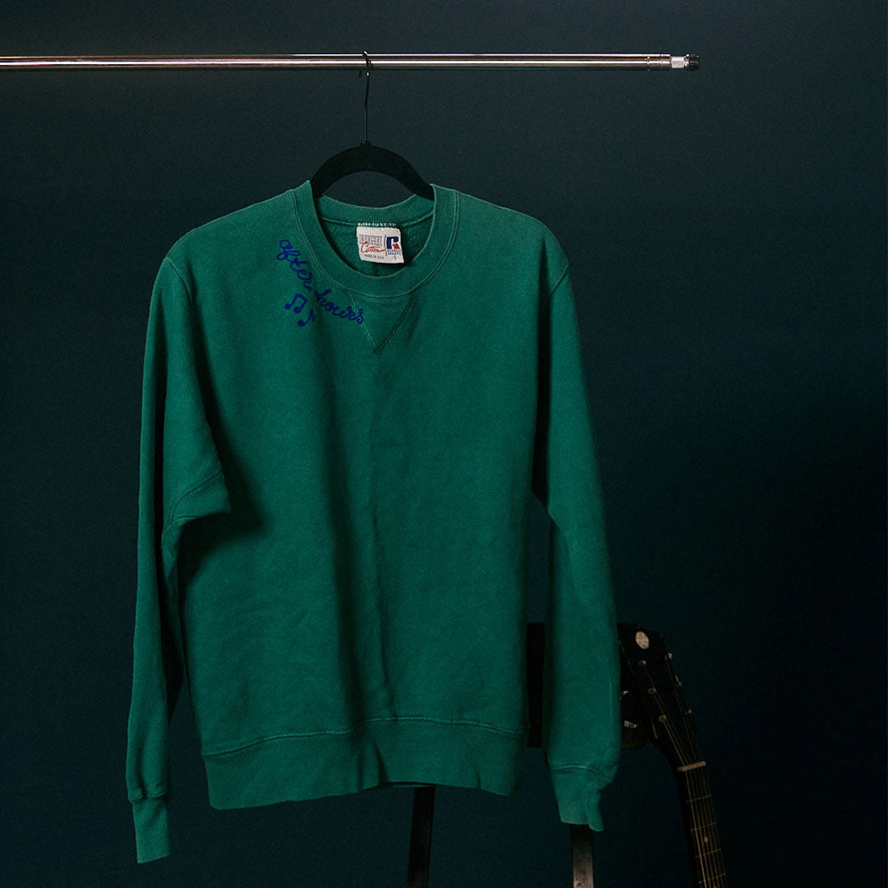 Russell Athletic Green After Hours Melody Sweatshirt in Small