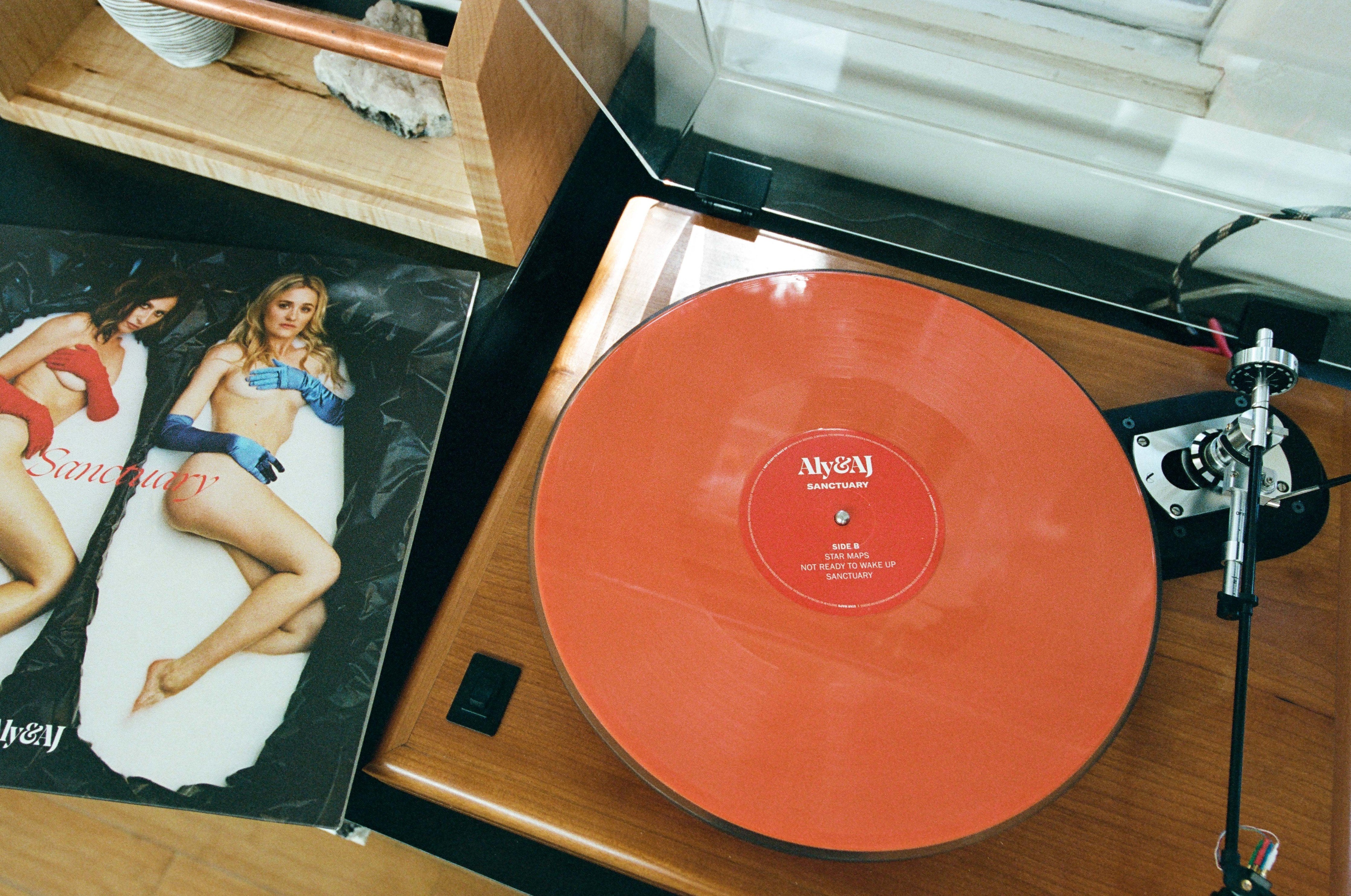 Buy Aly & aJ sanctuary orange vinyl record